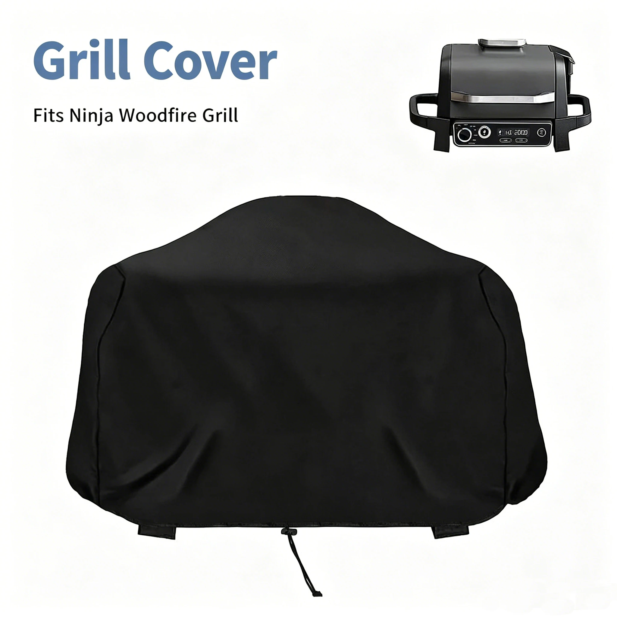 Nanja Woodfire Special Barbecue Cover,Waterproof And Dustproof Protective Cover, Polyester Silver-coated Fabric