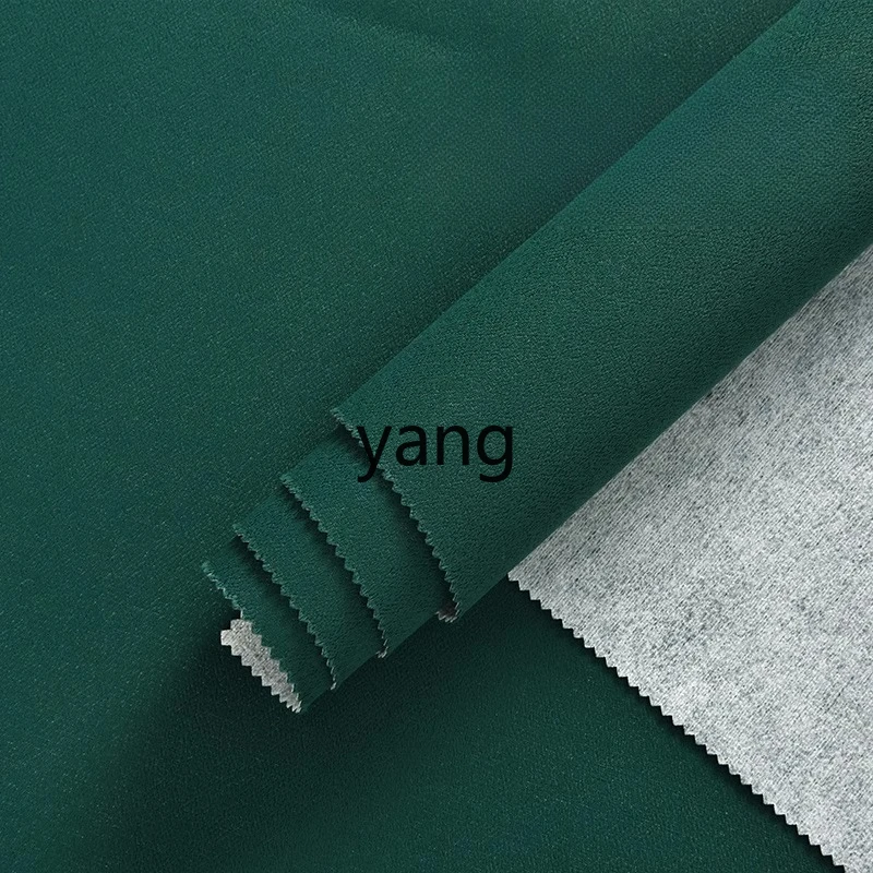 

YJQ Custom Simple Modern Dark Green Solid Color Seamless Wall Fabric for Living Room and Bedroom Background