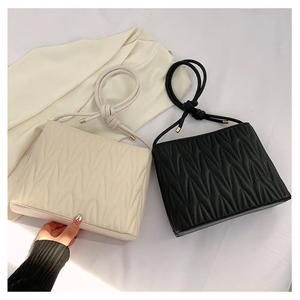 

PU Shoulder Bag Fashion Crossbody Bag Casual Solid Color Underarm Bag Bucket Bag Large Capacity Tote Bag Handbag for Woman Girls
