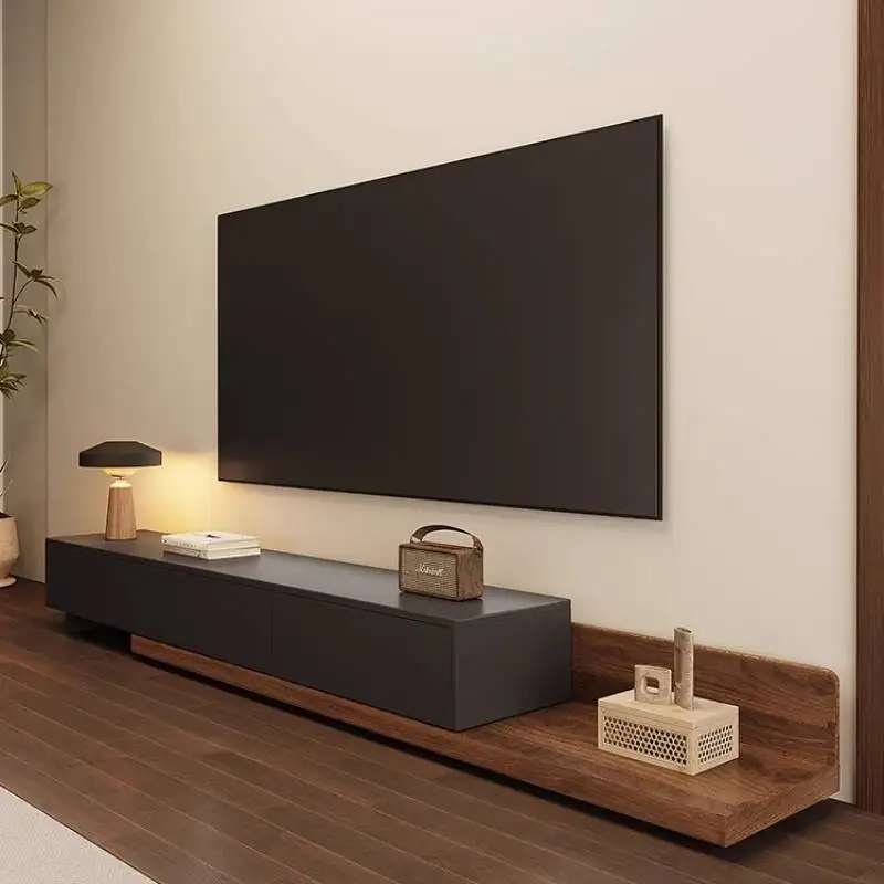 

Extendable European Tv Cabinet Sitting Room Black Unique Apartments Tv Cabinet Luxury Movable Szafka Pod Telewizor Furniture