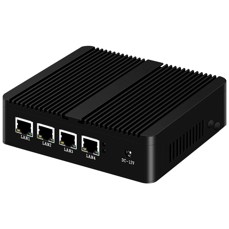 

Fanless Mini PC Intel N100 Celeron J1900 J4125 N5105 N2830 N4000 4x 2.5G Ethernet Support Windows Linux Pfsense Proxmox PVE