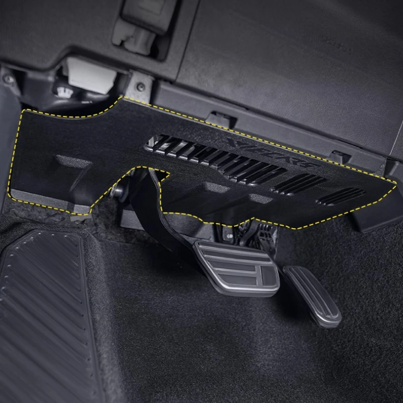 

For Toyota Prado LC250 2024 2025 Driver's Anti Kick Plate with Soundproof Cotton Interior Decoration Accessories