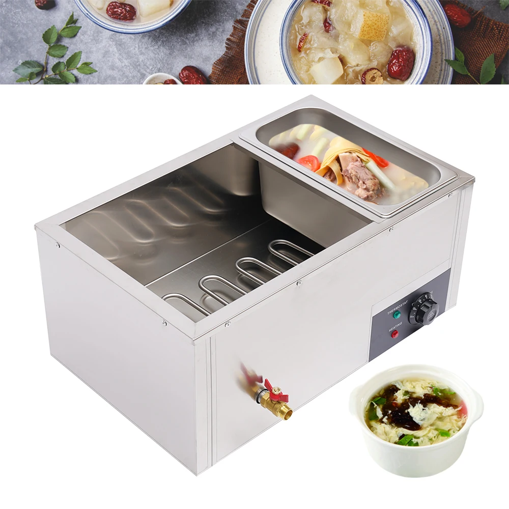 Imagem -02 - Restaurante Food Warmer 3-pan Buffet Steam Table Alta Qualidade 110v