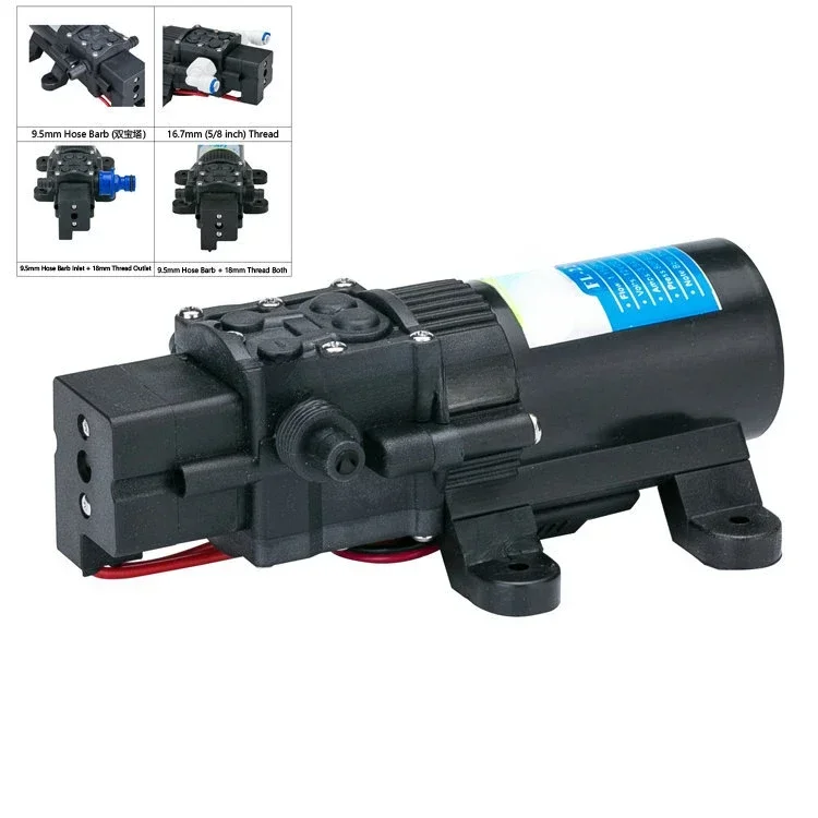 Pure water filter pump, drinking water station pipeline machine 12V booster pump