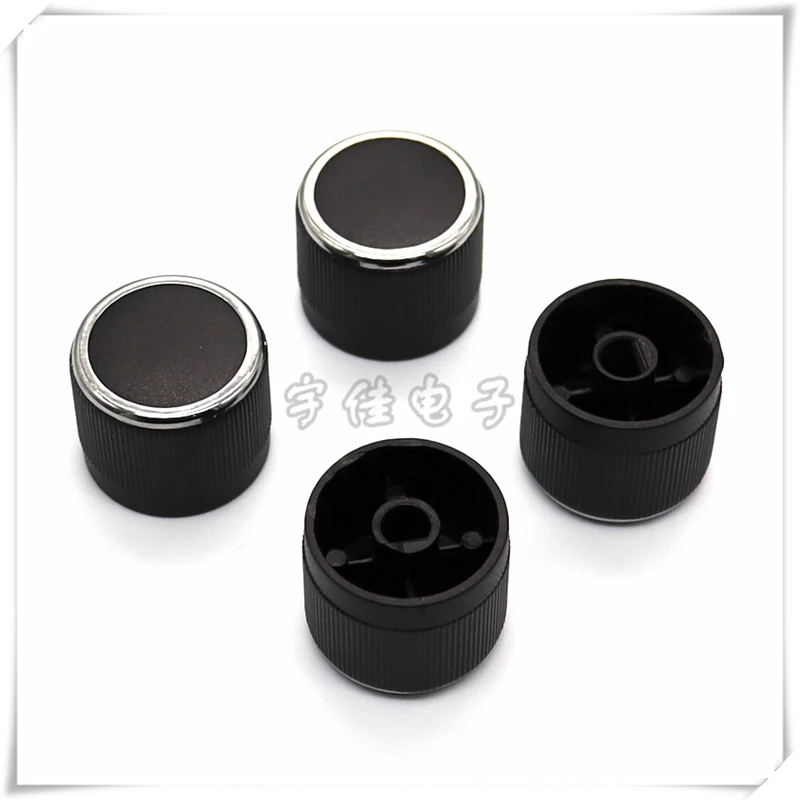 1PCS Car Audio Car DVD Navigation Knob Cover CD Player Volume Switch Half Shaft Potentiometer Cap Modified Universal