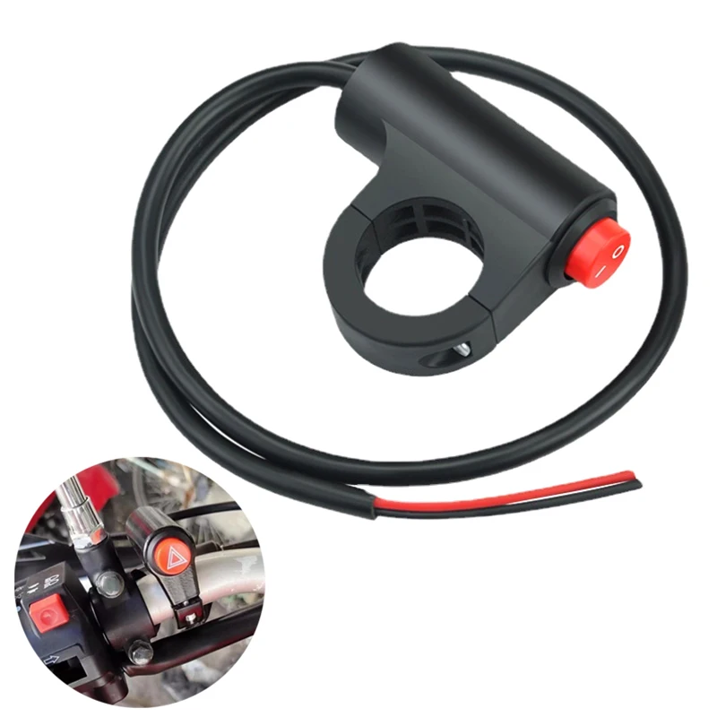 

Motorcycle Switch Hazard Light Switch Button Electric Vehicle Double Flash Warning Emergency Lamp Signal Flasher Motorcycle Part