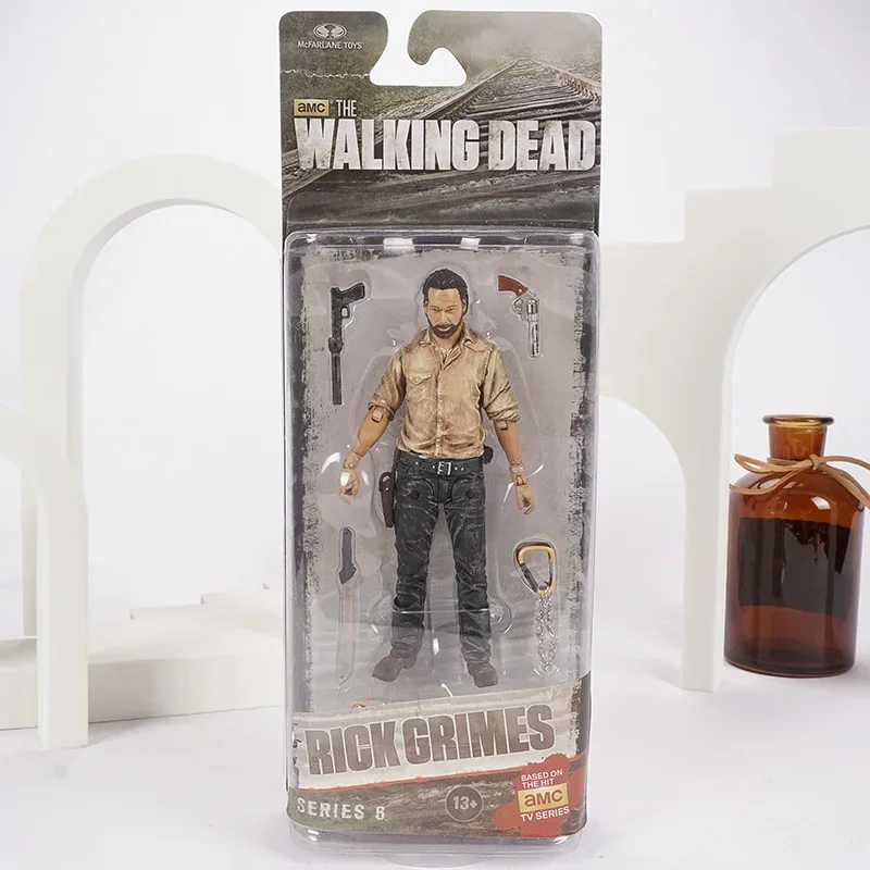 The Walking Dead AMC TV Series Abraham Ford Bungee Walker Rick Grimes The Governor Michonne PVC Action Figure Model Toy