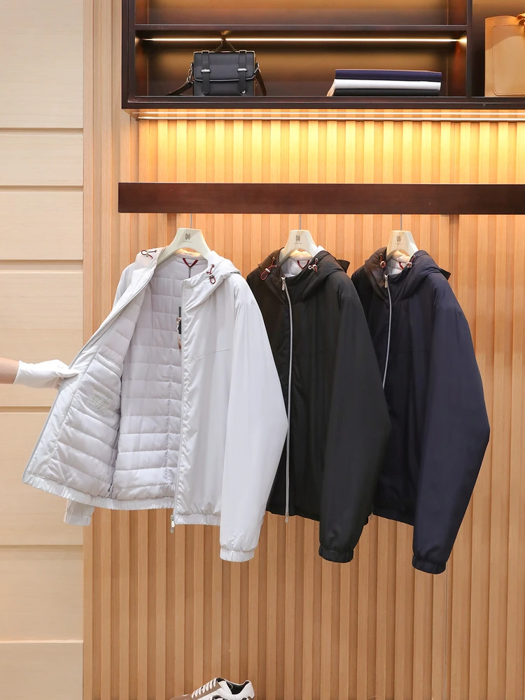 

Ранняя осень, новая мужская уличная ветрозащитная и теплая легкая одежда с хлопковой подкладкой, хлопковая одежда из смесовой шерсти