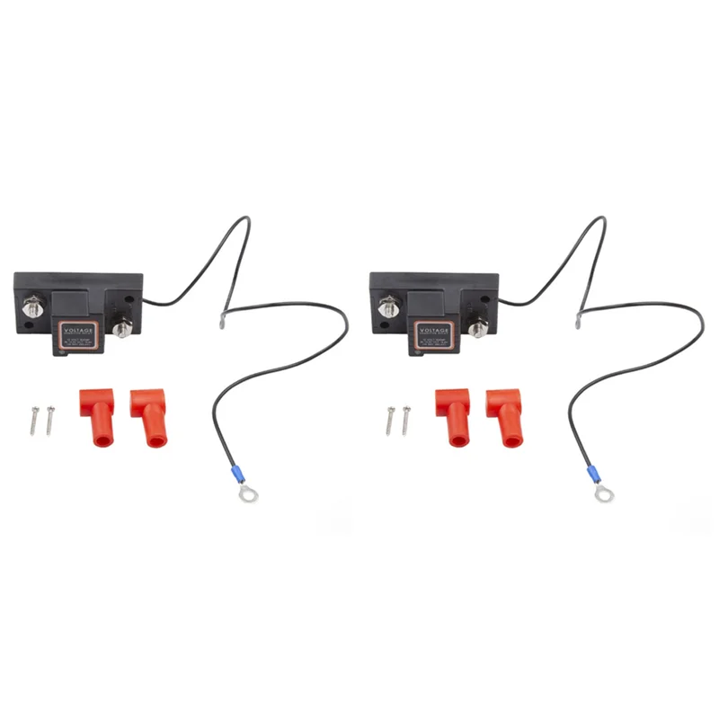 

2X Voltage Sensitive Split Charge Relay VSR 12V 50A For Motorcycle Kart Car UTV ATV Smart Battery Dual Isolator Charge