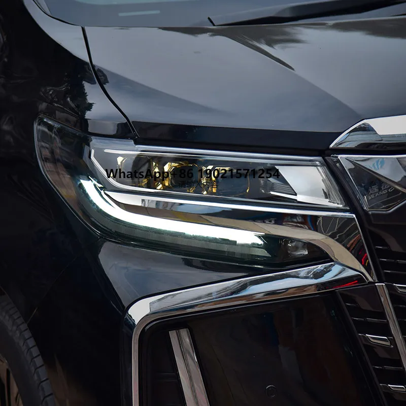 

Headlight Assembly for Alphard DRL SEQUENTIAL TURN SIGNAL LOW LED LENS HIGH BEAM