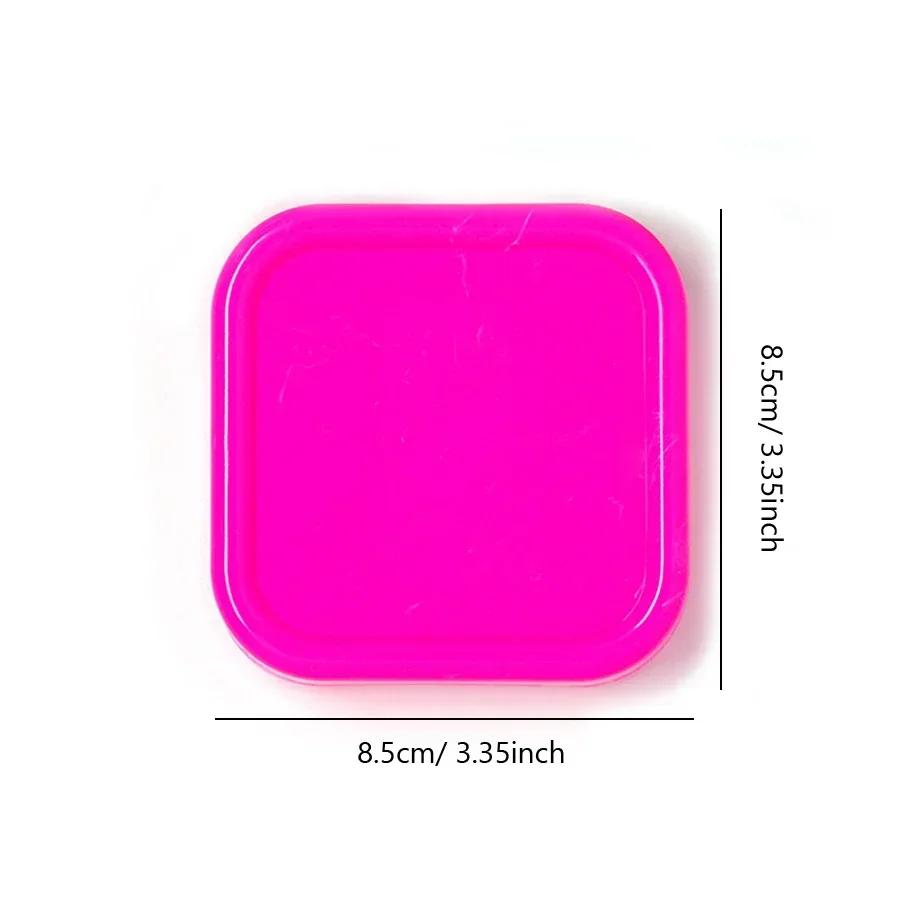 Portable Magnetic Nail Art Organizer Tray with Cat Eyes Design Storage Container for Nail Grinding Heads Tool Holder