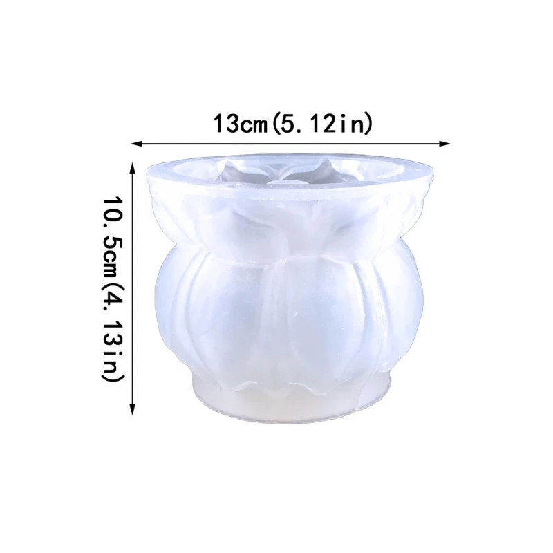 DIY Silicone Geometry Flower Pot Storage Box Mold for Succulent Plant Decor