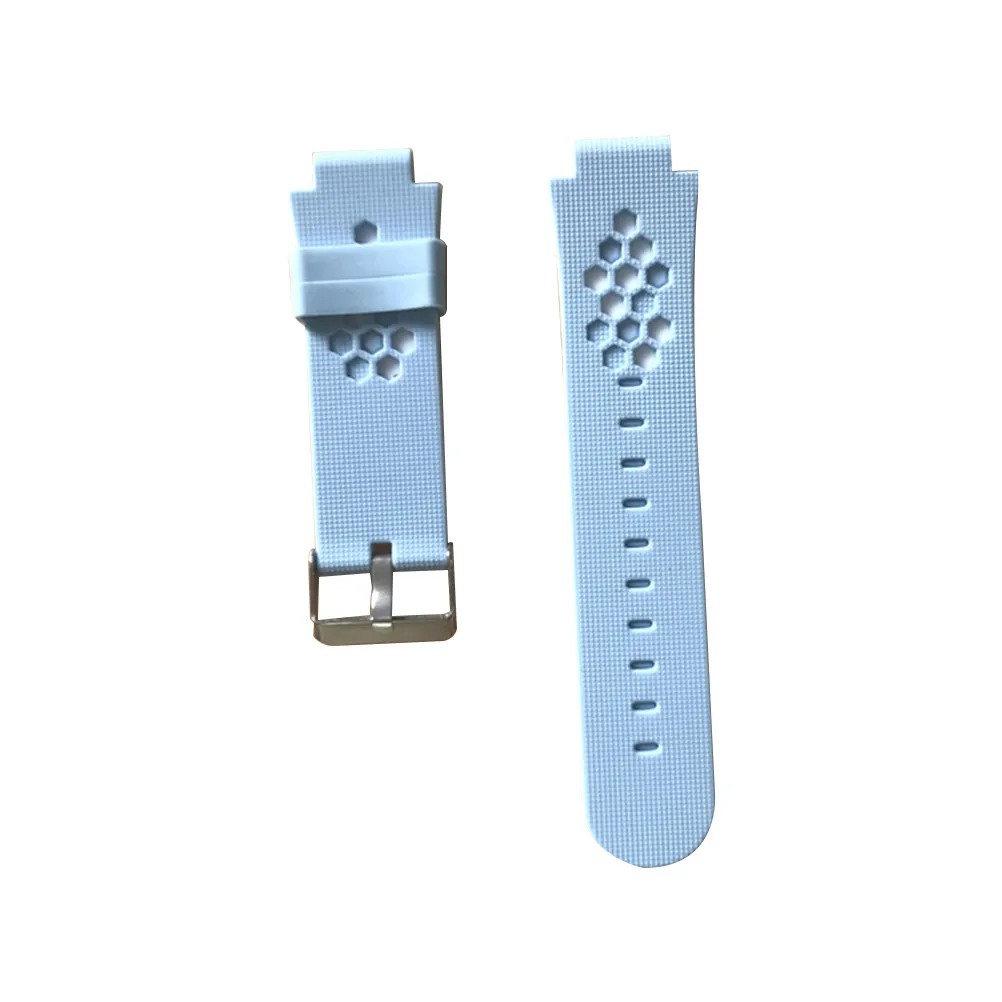 Kids Silicone Watch Bands 3 Pack Soft Smooth Ergonomic Replacement Straps for Childrens Smart Watches Blue view 4