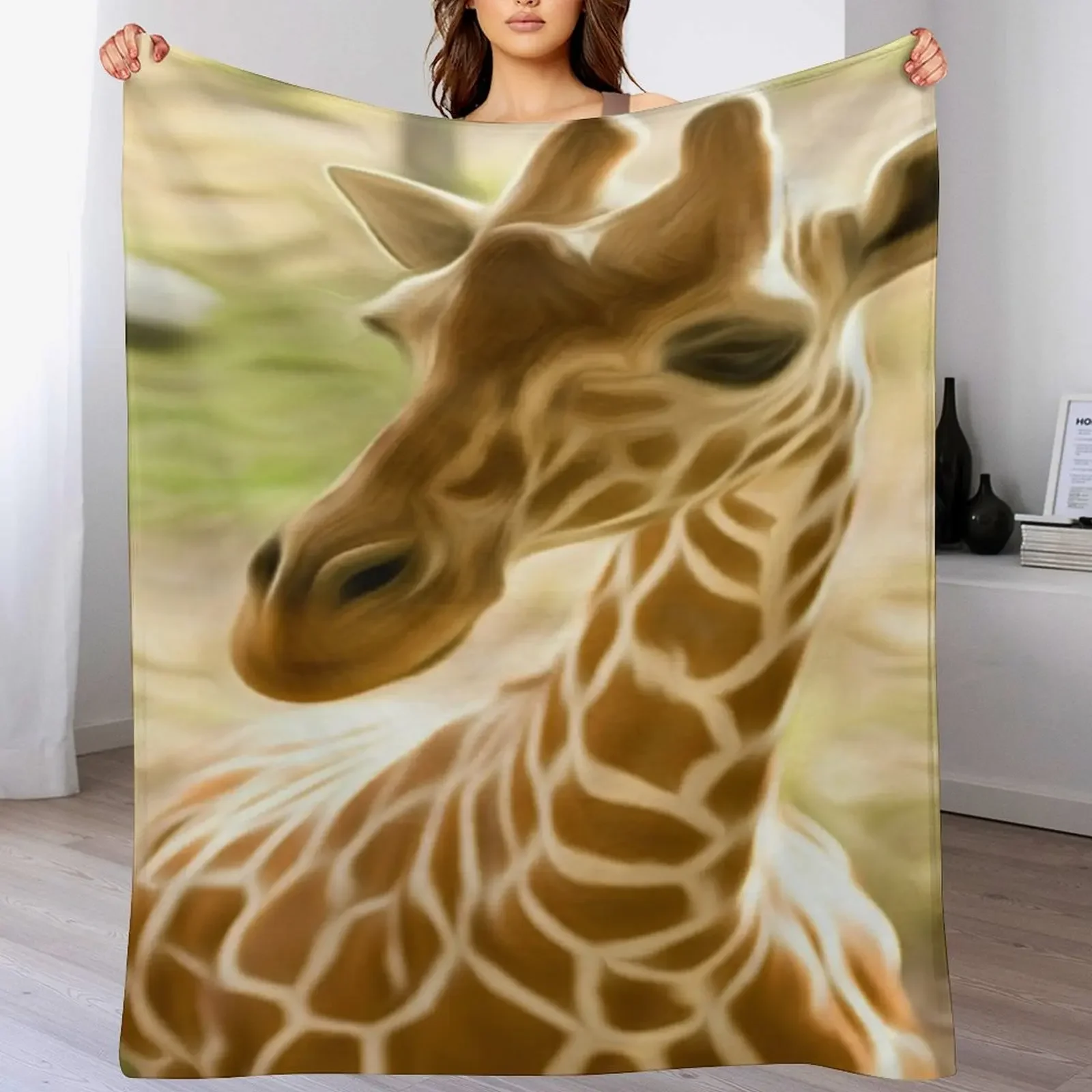 

Giraffe Painting Throw Blanket anime blankets ands Sofa Quilt Cute Blankets