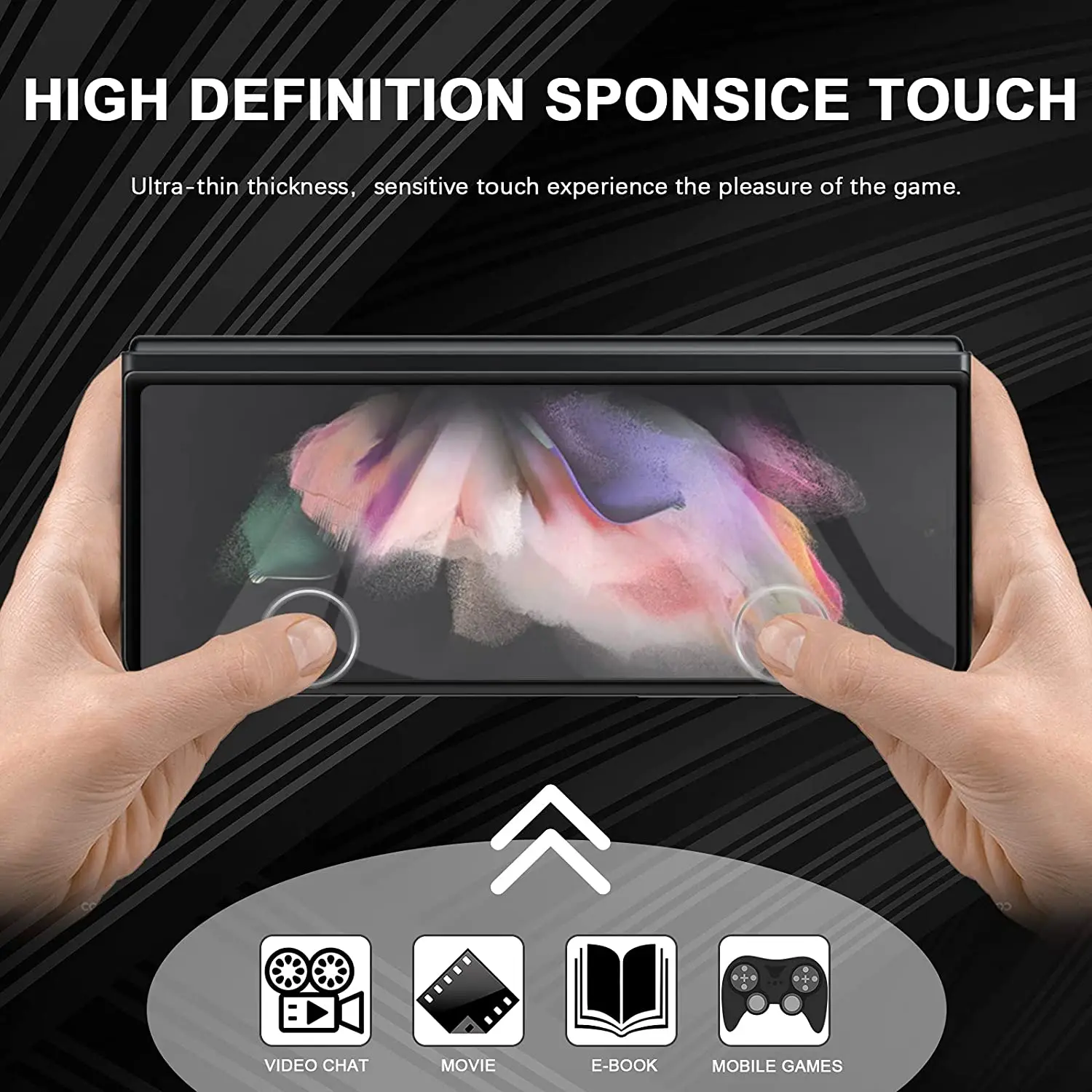 2 Stück Matte Externe Panzerglasfolie für Samsung Galaxy Z Fold 8 Ultra 7 SE 6 5 4 3 2 W26 W25 Anti-Fingerabdruck Displayschutzfolie – Detail 5