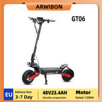 ARWIBON GT06 Electric Scooter Adult 12 Inch Tires E-Scooter for Men 1200W 48V 13 AH Foldable City EScooter