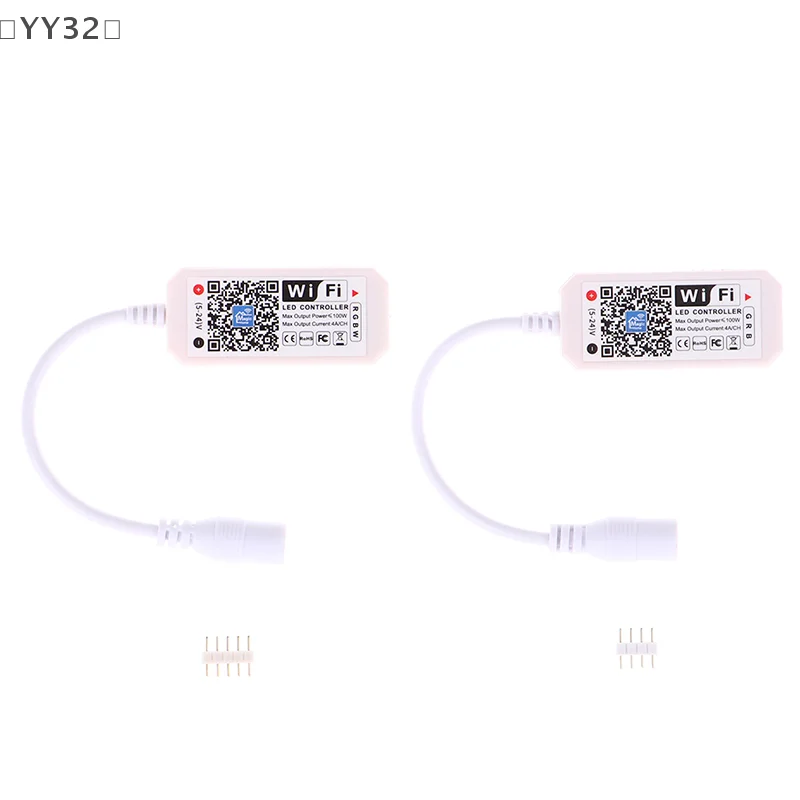 [-YY32」 وحدة تحكم لاسلكية صغيرة للترددات اللاسلكية - تعتيم ذكي مزدوج الوضع WiFi & RGB لأضواء LED