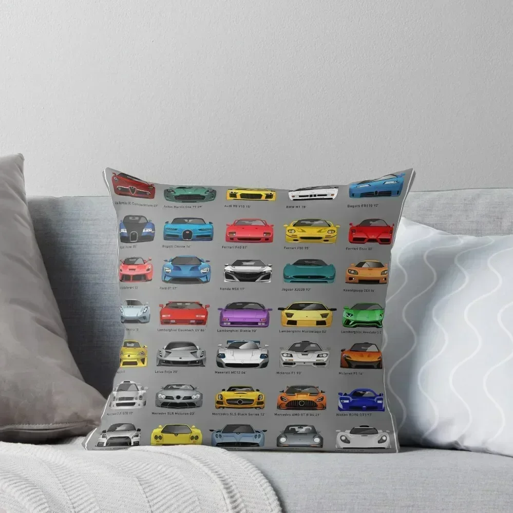 

Super Cars Throw Pillow Pillowcases Bed Cushions Cushion Covers For Living Room bed pillows Luxury Sofa Cushions pillow
