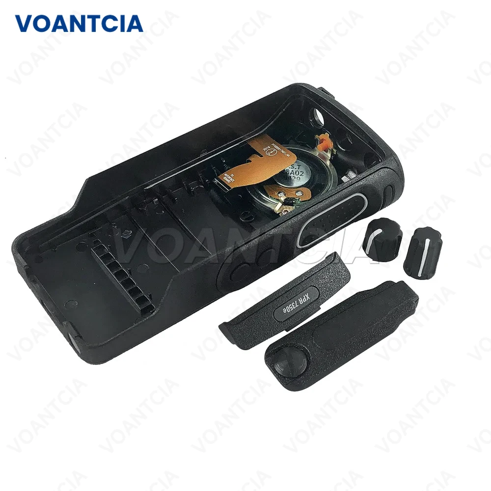 Carcasa frontal y perillas de volumen y canal para Motorola XiR P8608i P8600i GP328D + XPR7350e DP4400e, repuesto