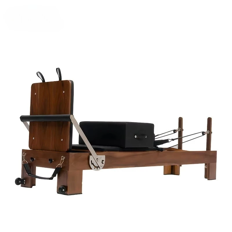 Woman Fitness Machine Walnut Wood Pilates Core Bed Machine Professional Pilates Reformers