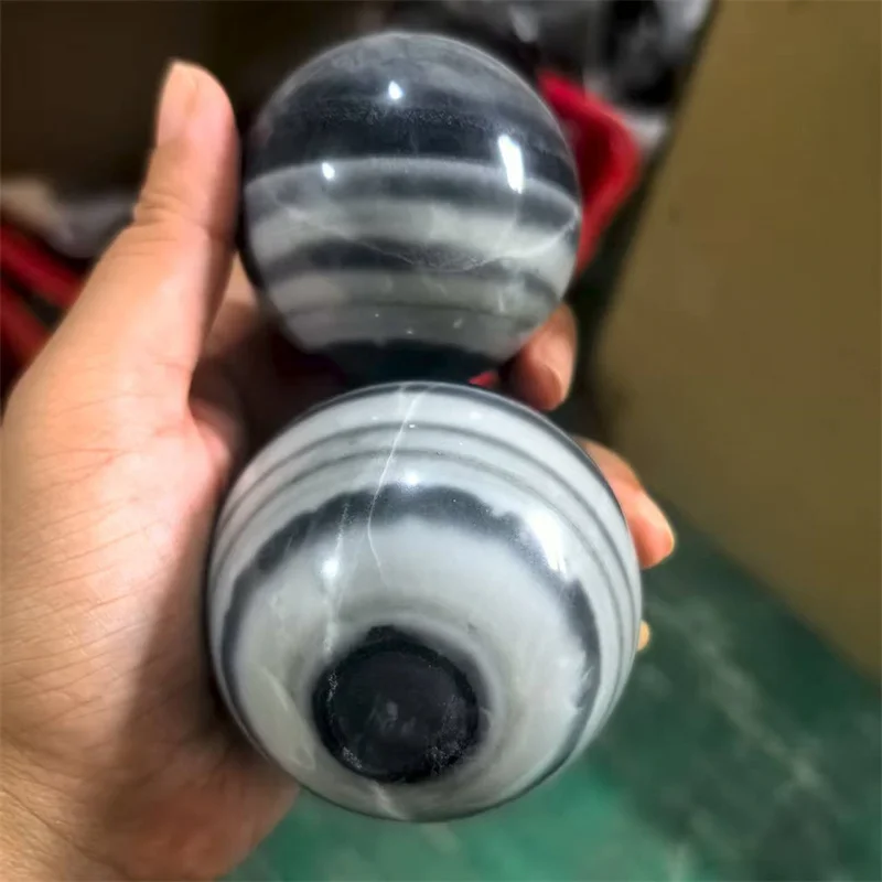 Piedra Natural de cuarzo, bola de piedras preciosas pulidas, esfera de piedra de Tai Chi, cristal curativo, decoración del hogar