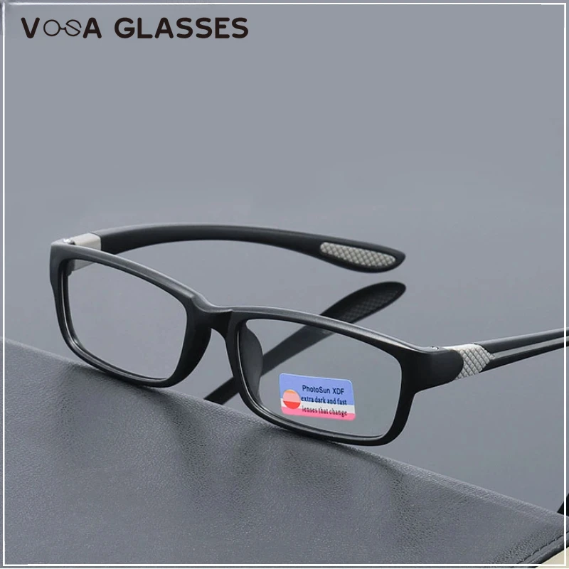 Fashion TR90 Reading Glasses Unisex Blue Light Blocking Far Sight Glasses Square Frame Light Weight Presbyopia Eyeglasses