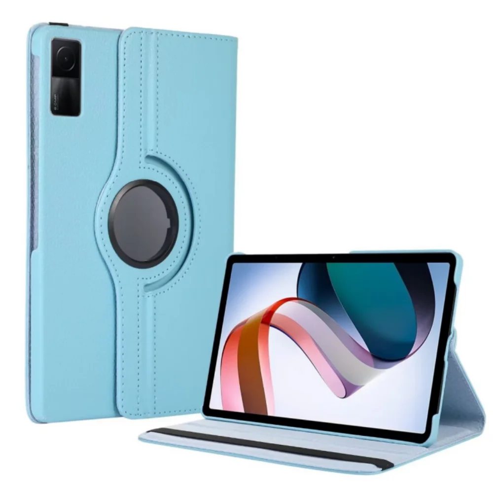 360 Degree Rotation Case for Xiaomi Mi pad 1 2 3 4 5 6 6S Pro 12.4 inch PU Leather Cover for Redmi Pad 10.61 Pro 12.1 SE 8.7 11