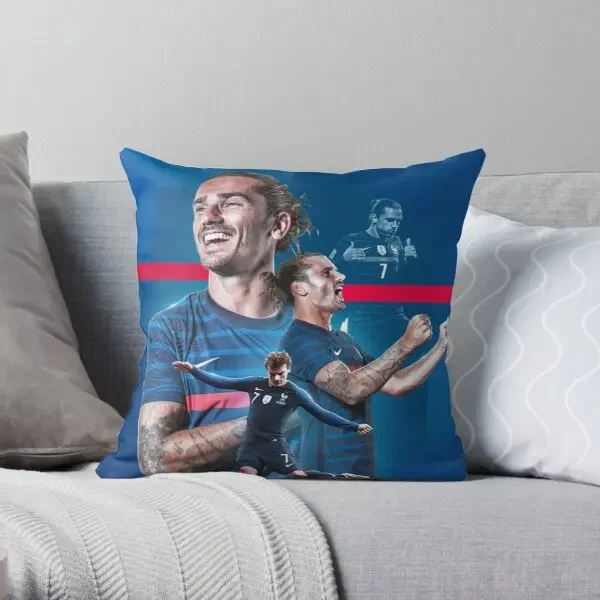 

Wallpaper Griezmann Art Printing Throw Pillow Cover Comfort Throw Home Square Cushion Fashion Soft Waist Pillows Not Include