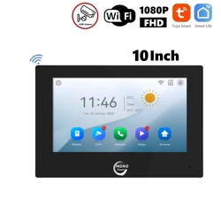 7/10 Inch AHD Tuya Smart WIFI Screen Indoor Montor IPS Full touch Screen for Home Video Intercom System