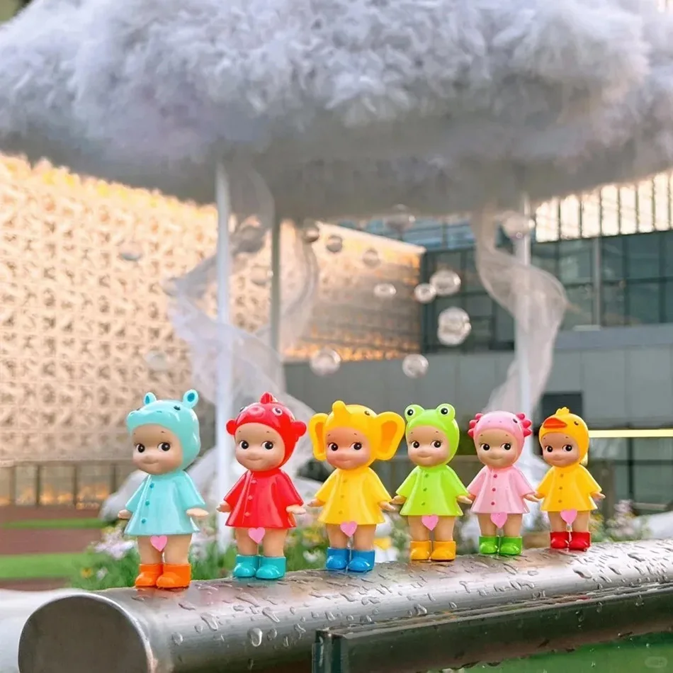 Gloednieuw I Love Rainy Day Series Blind Box Collectible Mini Figure Cute Desktop Decor Kid Verjaardagscadeau Pre-Order