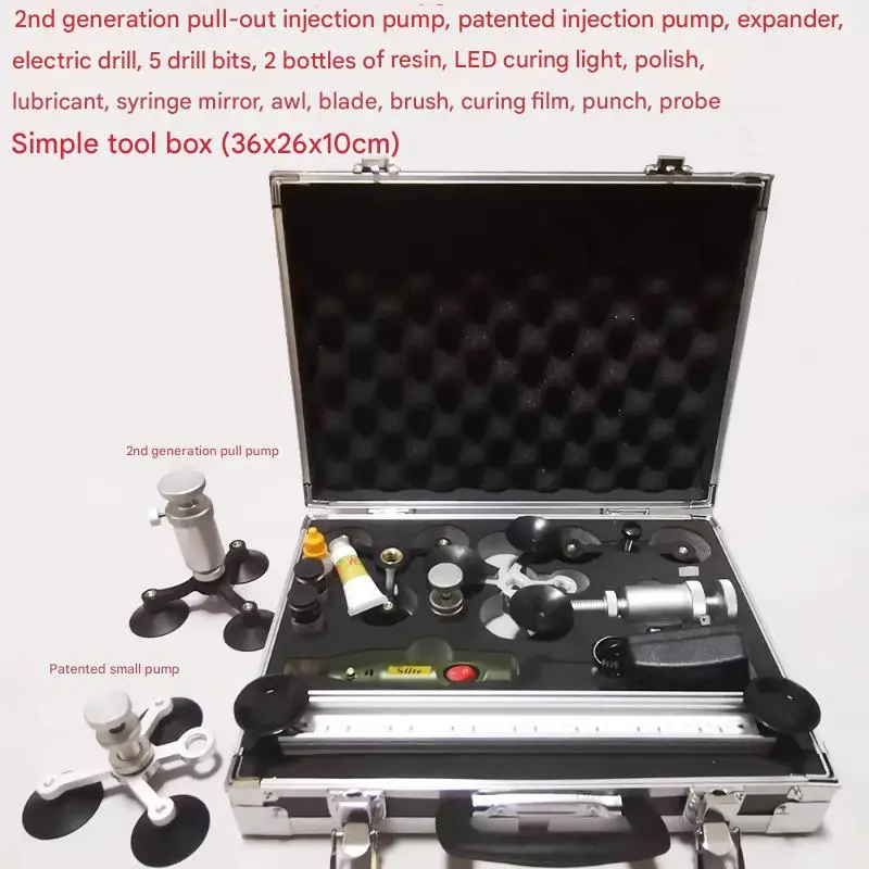 طقم تصليح زجاج السيارة 24 قطعة لصيانة المركبات الشخصية - أداة تثبيت رقاقة تكسير الزجاج الأمامي لخدمات رعاية السيارات ذات الضرر الصغير #3