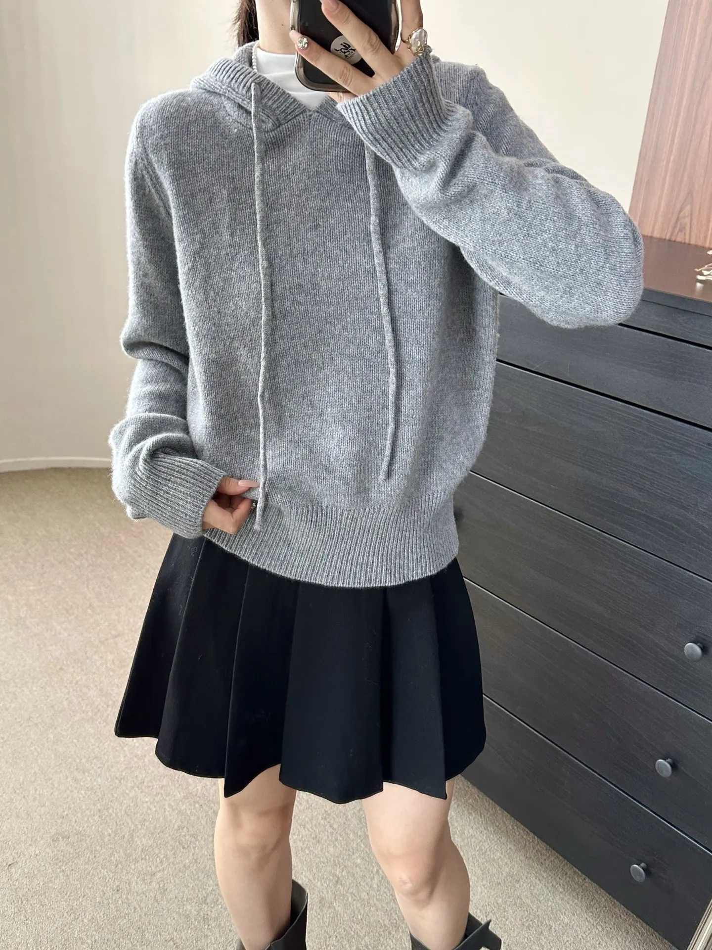 2025 Women's Clothing Loose hooded pullover1020