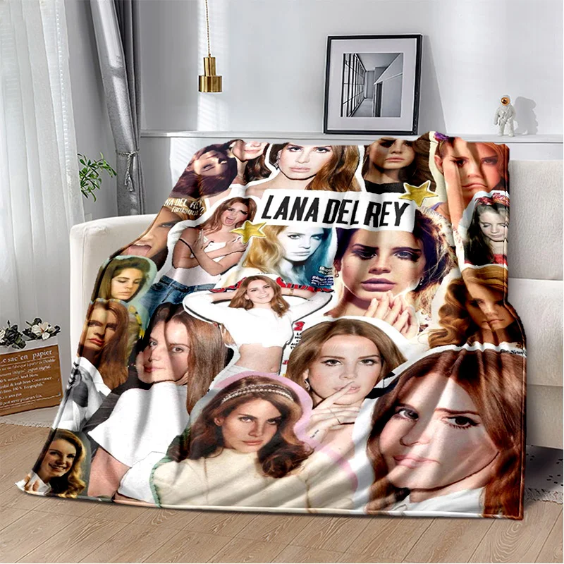 

Lana Del Rey Singer Lizzy Grant HD Blanket,Soft Throw Blanket for Home Bedroom Bed Sofa Picnic Travel Office Cover Blanket Kids