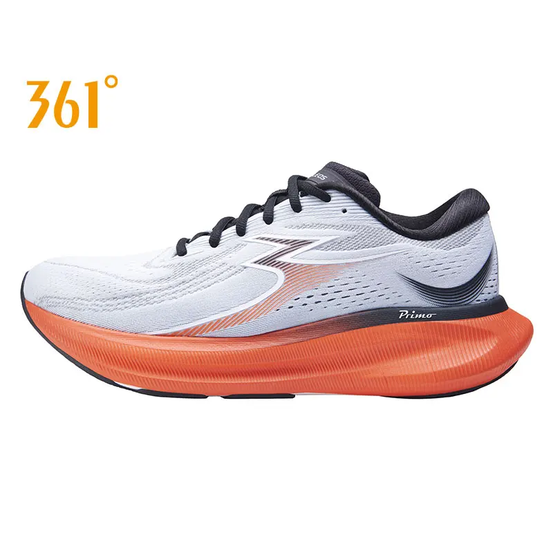 361 Degrees International Line ELEOS Men\'s Running Sports Shoes Outdoor Wear-Resistant Cushioning Rebound Male Sneakers Y2427