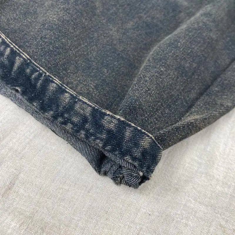 Nieuwe Collectie Lente Herfst Arts Stijl Vrouwen Elastische Taille Casual Katoenen Denim Harembroek Vintage Borduur Losse Jeans T003