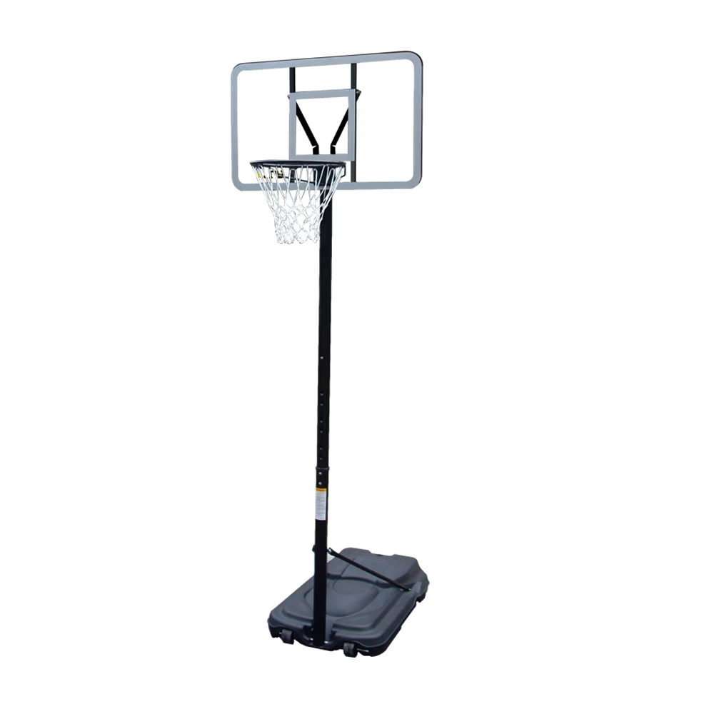 YOHO Removable Basketball Stand 10 foot acrylic backboard adjustable basketball hoop stand for sale