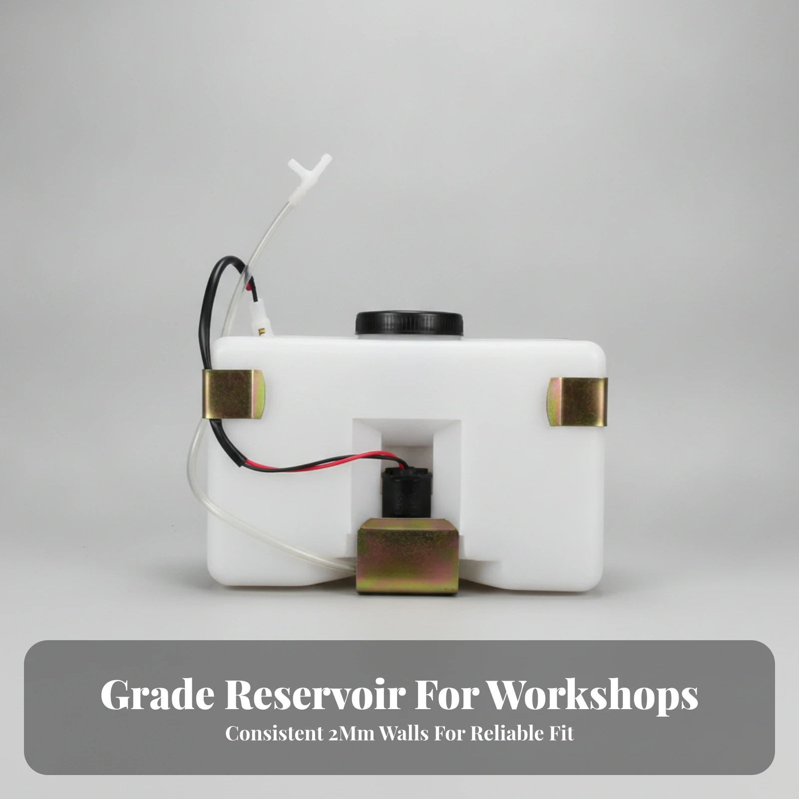 Windshield Washer Reservoir with Integrated Pump Compact PE Plastic Windshield Washer Reservoir Space-Conscious
