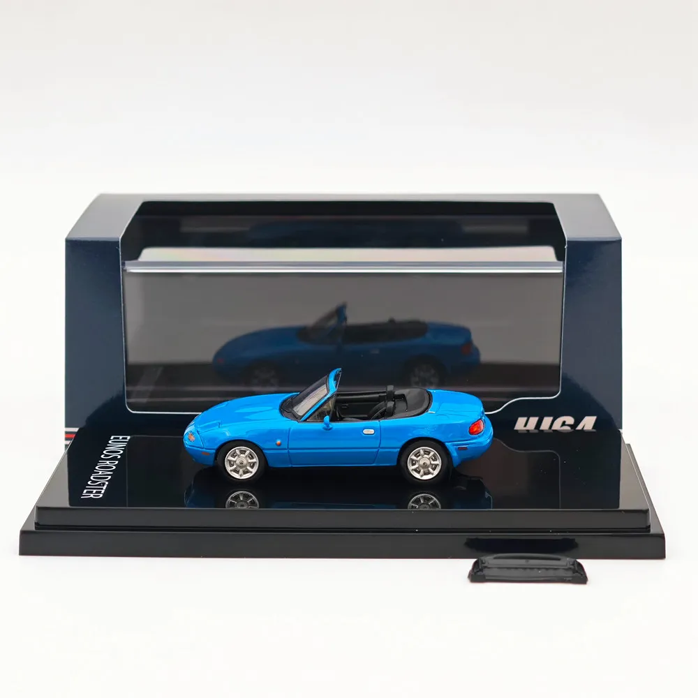 1/64 Hobby JAPAN For EUNOS ROADSTER NA6CE WITH TONNEAU COVER Blue HJ642025ABL Diecast Models Car Limited Collection Toys Gift