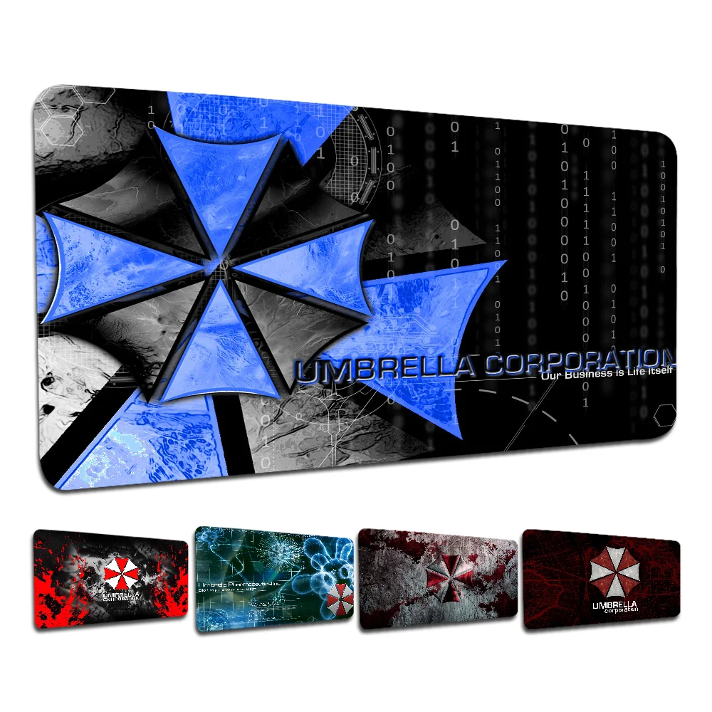 R-resident E-evil Umbrella Us TroopsS Large Gaming Mouse Pad XL Locking Edge  Size for Keyboards Mat Mousepad for boyfriend Gift