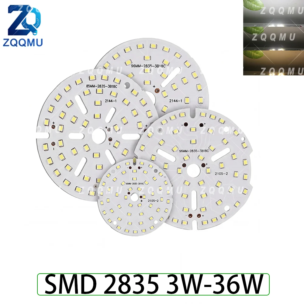 SMD 2835 LED Chip 3W 5W 7W 9W 12W 15W 18W 24W 36W High Brightness Panel Light Source for Ceiling Lamp Indoor Lighting Repair