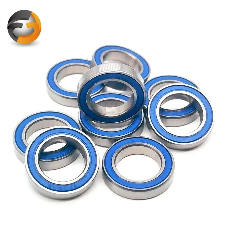 4PCS 6802RS Ball Bearings15x24x5mm Hobby Electric RC Car Truck 6802RS 2RS Bearing 6802-2RS  ABEC-7 Blue Sealed