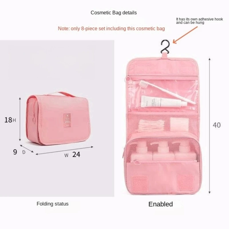 7Pcs Set Travel Organizer Storage Bags Suitcase Packing Cubes Set Cases Portable Luggage Clothes Shoe Tidy Pouch Fold