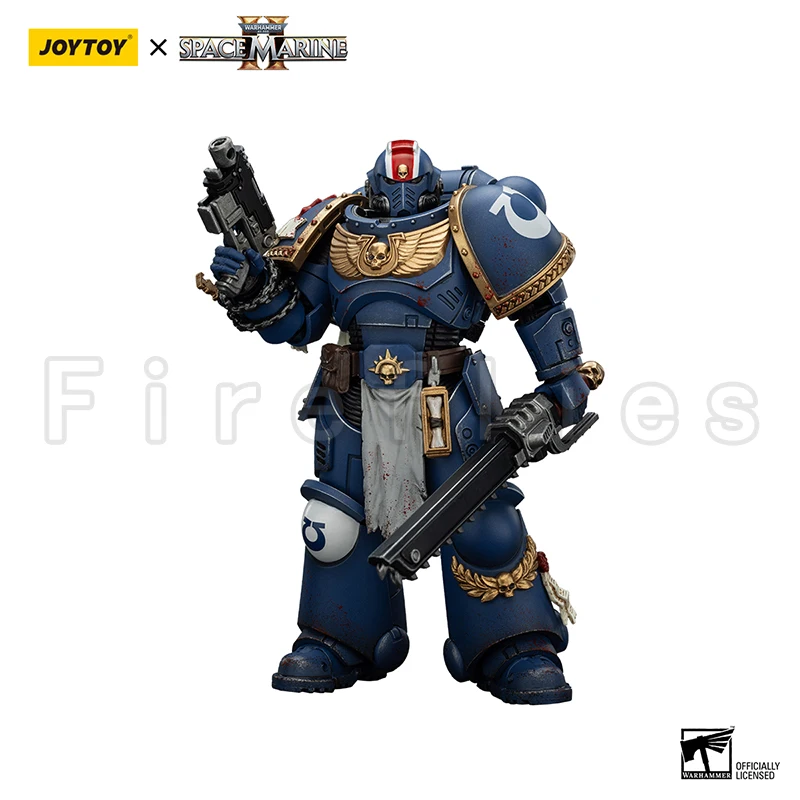 1/18 JOYTOY Action Figure 40K Ultramarines Lieutenant Titus Sergeant Gadriel Chairon Collectors Edition Anime Toy Model For Gift view 5