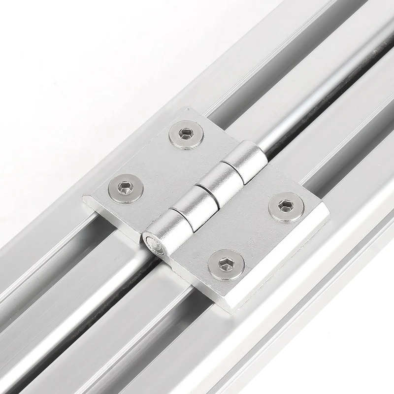Zinc Alloy Butt Hinges Cabinet Door Hinges Aluminium Box Backflap Shed Door Hinges Silver Furniture Hardware 30/3040/40/45