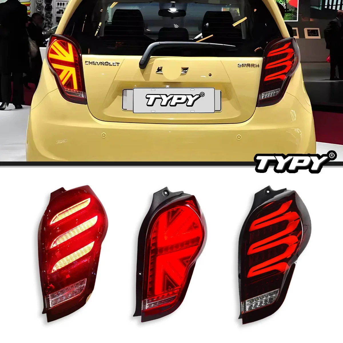 Car Styling For Chevrolet Spark Taillight 2011-2014 LED Projetor Tail Lamp Daytime Running Light Automotive Accessories
