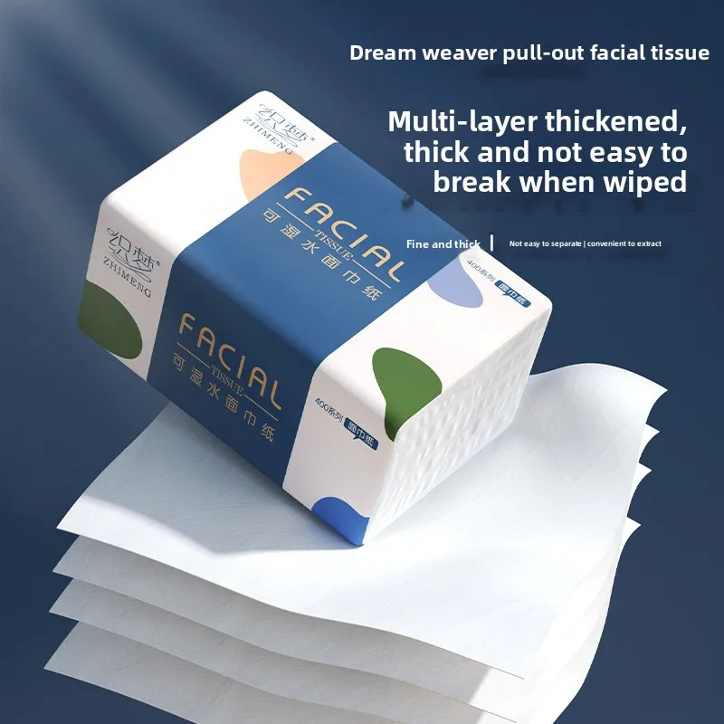 280 Sheets Portable Toilet Paper Pack 4 Layers per Sheet Household Facial Tissue Toilet Paper Hand Towel - Bulk Pack