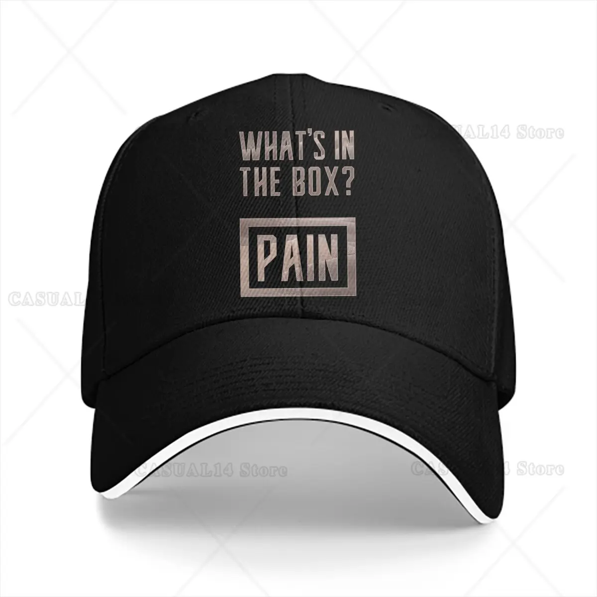 

What Is in The Box Pain Baseball Caps Peaked Cap Dune Chronicles Sci-Fi Movie Sun Shade Hats for Men Women