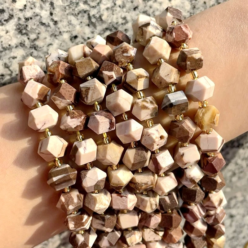 جديد 10 مللي متر مثمنة الخرز الحجر الطبيعي جمشت الأمازون Moonstone فضفاض الخرز DIY بها بنفسك صنع المجوهرات سوار إكسسوارات عقد #4