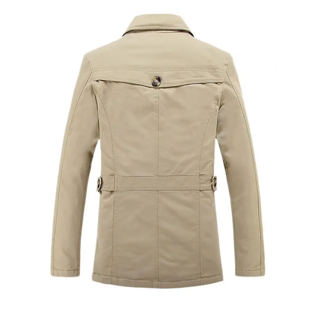 

Spring And Autumn Men's Jacket Large Size Men's Jacket In The Long Trench Coat Windbreaker Business Casual Top Windbreaker