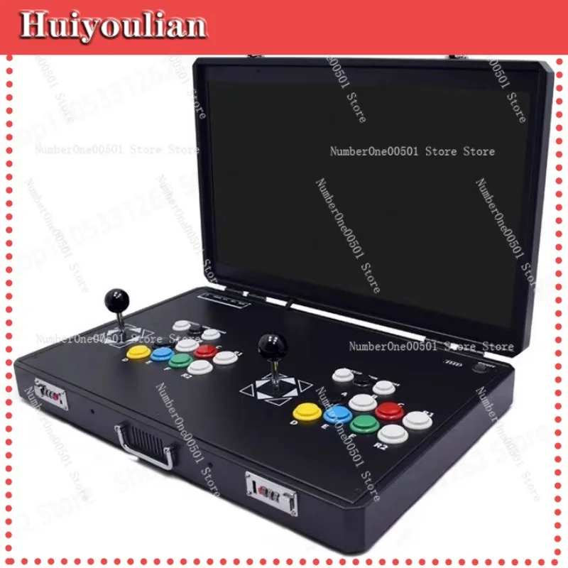YCM-20201202 Portable 2 Player Arcade Stick Game Console Home King